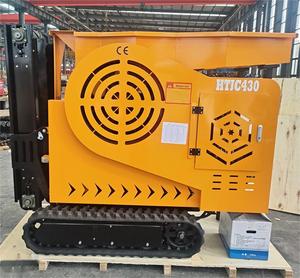 Meilleur prix usine Concasseur à mâchoires mobile mini sur chenilles en caoutchouc à essence HTJC-430 pour roche et pierre - Product Image 1