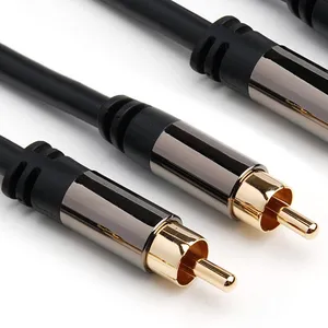 2RCA Cable Male to Male 2RCA Audio Video RCA Cable for VCR DVD HDTV toslink cable