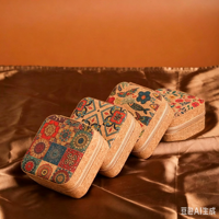 Boîte à bijoux en gros, étui de rangement portable en bois grainé, organisateur de boucles d'oreilles et colliers, emballage cadeau, présentoir
