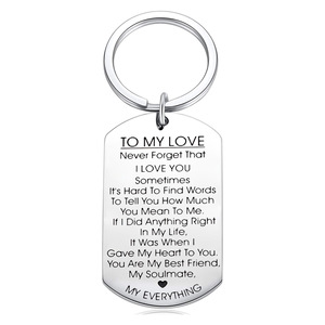 LLavero de regalo de aniversario <span class=keywords><strong>para</strong></span> hombre y mujer, regalo de <span class=keywords><strong>cumpleaños</strong></span> <span class=keywords><strong>para</strong></span> hombre, novia, esposa, <span class=keywords><strong>novio</strong></span>, XD0051 - Product Image 6