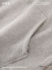 Sudadera con Capucha para Hombre, 420 g/m², Tejido Terry Grueso, 100% Algodón, Impresión de Logotipo Personalizado, Estilo Urbano - Product Image 5