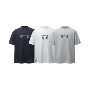 เสื้อยืดลำลองผู้ชายทรงหลวมอินเทรนด์คุณภาพสูงแขนสั้นสไตล์เรโทร <span class=keywords><strong>NINE</strong></span> DAY 2694 - Product Image 2