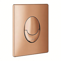 Plaque de chasse d'eau double en ABS brillant couleur ivoire pour toilettes