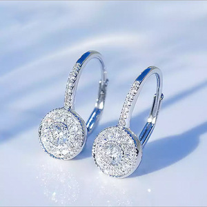 Orecchini a perno rotondi da donna, semplici ed eleganti, per uso quotidiano, accessori per le orecchie in saldo - Product Image 2