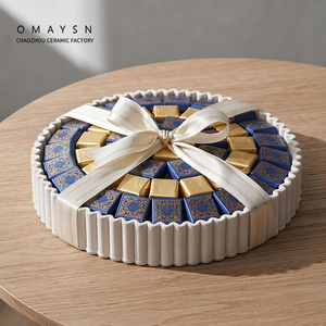 Omaysn <strong>Ceramic</strong> Fruit <strong>Plate</strong> <strong>Ceramic</strong> Fruit <strong>Plate</strong> <strong>Ceramic</strong> Fruit Shape <strong>Plates</strong> Elongated Oval Porcelain <strong>Plates</strong> Textured Modern - Product Image 1