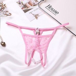 Celana dalam thong wanita grosir celana dalam thong pinggang rendah Lingerie untuk wanita untuk seks wanita liontin seksi <span class=keywords><strong>String</strong></span> <span class=keywords><strong>G</strong></span> mutiara - Product Image 4