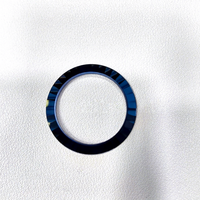Raccord en acier inoxydable en métal convexe 007 Yacht YM accessoires de montre étui en cuir déflecteur à anneau convexe 38-30.7