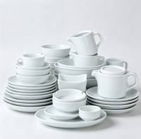 Bol à salade en céramique blanc écologique, vente en gros, vaisselle minimaliste en porcelaine, bol multi-tailles, boîte cadeau, vaisselle personnalisée
