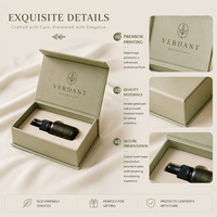 Boîte d'emballage cadeau en carton personnalisée professionnelle et sophistiquée pour crème et sérum pour le visage, avec marquage à chaud argenté de haute qualité