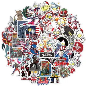 50Pcs Cute Cartoon Ultraman Sticker per bambini Boy Children Notebook Laptop adesivi TIGA impermeabili