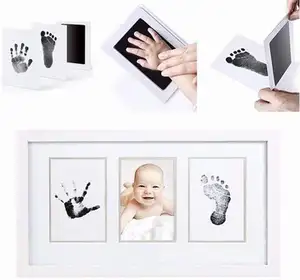 Appena nato Del Bambino Handprint e Footprint Photo Frame Kit