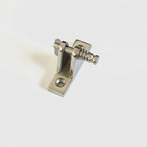 Charnières de pont en acier inoxydable ISURE MARINE avec goupille amovible rapide, glissières de montage, montage d'auvent, type de charnière triangulaire - Product Image 1