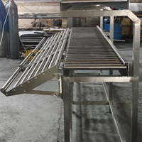 Leadworld Chine usine rouleaux en acier bande transporteuse support par gravité rouleaux porteurs rouleaux tendeurs convoyeur pour bande transporteuse