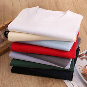 ผู้ผลิตจำหน่ายเสื้อยืดคอกลมทรงปกติสำหรับผู้ชาย ผ้าฝ้าย 100% 220gsm  แบบรีดร้อนสำหรับสไตล์วินเทจ - Product Image 3