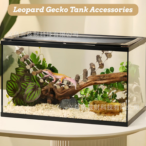 Chaise longue en bois pour reptiles, échelle, jouet d'escalade pour geckos léopards et <span class=keywords><strong>dragons</strong></span> barbus, décoration de terrarium pour animaux exotiques - Product Image 1