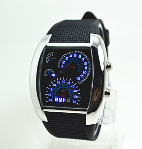 Montre LED multifonctionnelle de style aviation TVG avec tachymètre - Product Image 6