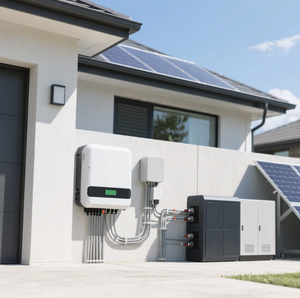 Inversor Solar Híbrido de 3.6KVA <span class=keywords><strong>3KW</strong></span> 24V DC, Onda Sinusoidal Pura, Conexión a Red y Fuera de Red, Inversor de Energía Solar MPPT para Sistemas Solares Domésticos - Product Image 6