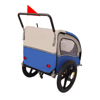 Nouvelle remorque de vélo pour bébé avec certification CE Poussette de remorque de vélo 2 en 1
