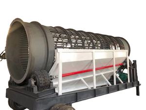 Separatore a Tamburo Portatile per Rifiuti di Costruzione in Loco - Capacità 15-200 TPH Industriale per Residui di Estrazione dell'Oro - Product Image 1