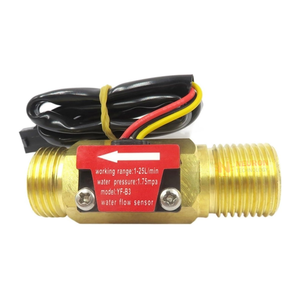 Đồng thau Cảm biến lưu lượng nước hội trường hiệu ứng YF-B1 B2 B3 B4 B5 B6 B7 B8 B9 B10 DN32-T HVAC Máy nước nóng đồng hồ đo chất lỏng - Product Image 5