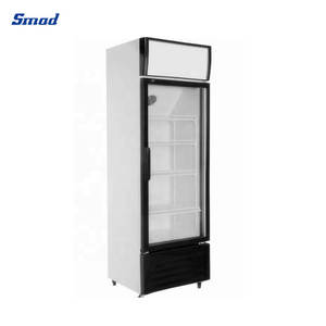 Smad 298l Upright Drink Display Glass Door Commercial <b>Refrigerator</b> Showcase with Light Box for Dss-298ap Dss-298ap Standing - Product Image 2