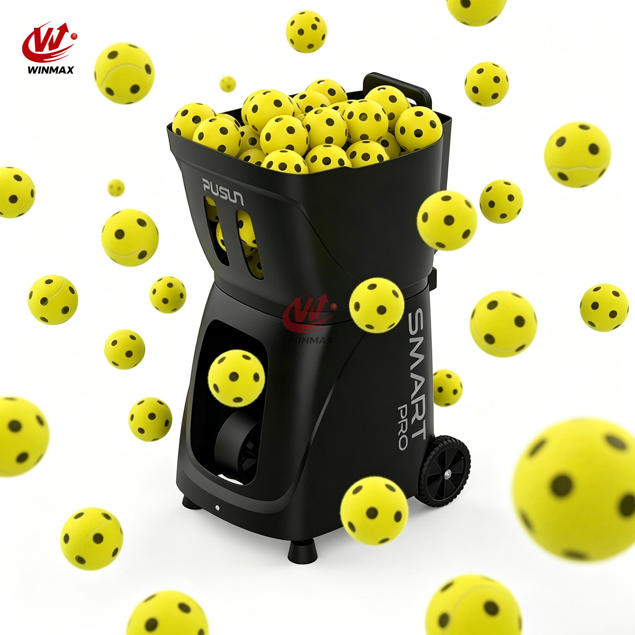 Mini Pro Smart Tennis Ball Machine Bluetooth Connection Portable Tennis Practice Machine for Sale