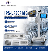 Machine d'impression laser à gravure sur aluminium IPS-30W F MG haute précision ±0,001 mm, refroidissement par air 30W pour acier inoxydable et aluminium