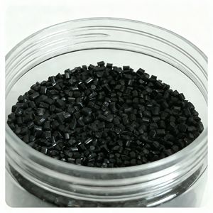 Schwarze FR PP Recycelte Kunststoffgranulate Hitzebeständiges Verschleißfestes Technisches <span class=keywords><strong>Material</strong></span> für Spritzguss - Product Image 2