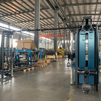 Machine à câbles multifonctionnelle commerciale à 5 stations, équipement d'entraînement simultané multi-utilisateurs pour les centres de fitness