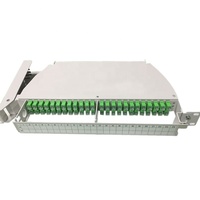 Panneau de brassage à fibres optiques coulissant de type tiroir pour montage en rack, 12, 24, 36, 48, 72, 96, 144 cœurs