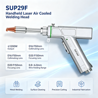 Pistolet de soudage laser portable refroidi par air SUP29F 1200W, adapté aux machines de soudage laser refroidies par air