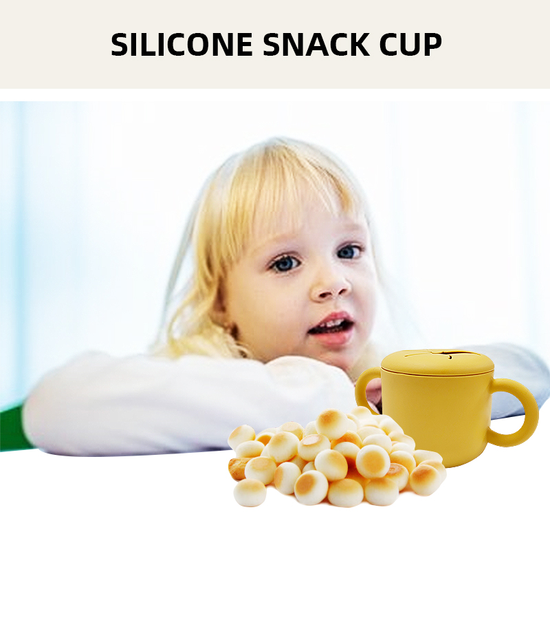 BPA Free Baby Toddler Silicone Snack Cup Unbreakable 0