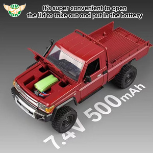 MN82 1:12 Scale <strong>RC</strong> Crawler 4WD Remote Control Off Road RTR 2.4G Remote Control Pickup Truck Toys For Adults - Product Image 5