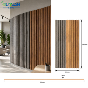 Panel <span class=keywords><strong>de</strong></span> Pared Flexible <span class=keywords><strong>de</strong></span> MDF con Chapa <span class=keywords><strong>de</strong></span> Madera Acústica Curvada, Diseño Moderno, Ecológico e Insonorizante para Sala <span class=keywords><strong>de</strong></span> Estar, Hotel, Gimnasio, Estudio <span class=keywords><strong>de</strong></span> Grabación - Product Image 2
