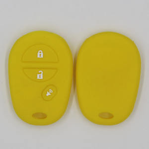 シリコンキーフォブカバーケースは、トヨタミライランドクルーザーフォーチュナー20192020リモートキーレスキーリングホルダーの肌を保護します - Product Image 6