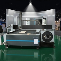 Machine de découpe laser fibre CNC 2-en-1 pour tôles et tubes, modèle sur une seule table, 1.5KW 3KW 4KW 6KW, 4000mmX2000mm