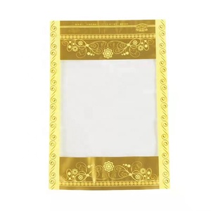 Túi Đứng Đựng Hạt Quả Khô Trà Có Khóa Kéo Bằng Nhựa Cửa Sổ Trong Suốt Hình Hoa Màu Vàng Thực Phẩm Túi Đóng Gói Thực Phẩm Có Khóa Kéo - Product Image 5