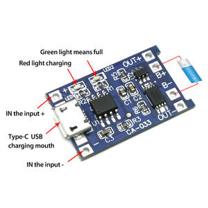 Micro-USB-Schnitts telle 1A des <span class=keywords><strong>CA</strong></span>-033 Lithium-Batterie-Lade platinen moduls hat Übers trom schutz TP4056 - Product Image 4