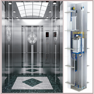 Ascenseur de maison de 5 étages Heavy Duty 800kg 1000kgs ascenseur porte latérale ascenseurs de type ouvert - Product Image 1