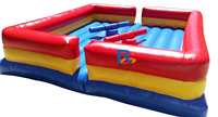 Matériaux PVC de qualité supérieure Jeu de combat de gladiateur gonflable Équipement de jeu interactif pour l'extérieur
