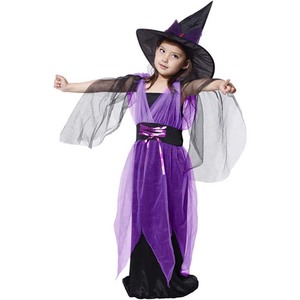 <span class=keywords><strong>ชุด</strong></span>เดรส<span class=keywords><strong>แฟนซี</strong></span>สำหรับเด็กชุดแม่มดสำหรับงานปาร์ตี้ฮาโลวีน ZMHC-004 - Product Image 2