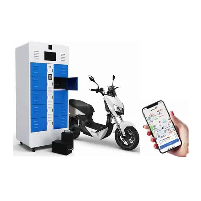 Custom Electric Motorcycle Lithium Battery Swap Charging Stations Outdoor Fast Swapping Cabinet Smart Battery Chargers Cabinet