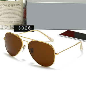 Gafas de Sol Clásicas Vintage 3026, de Lujo, para Hombre y Mujer, Estilo Piloto, Lentes de Cristal, Diseño de Alta Calidad - Product Image 4