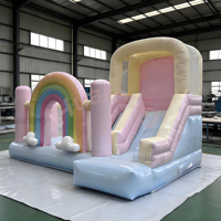 Château gonflable combiné pour enfants en PVC avec toboggan, château gonflable pour enfants à louer