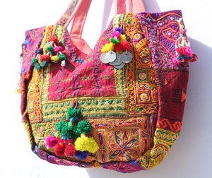 Women's Outdoor Daily Use Banjara <b>Bag</b>-Handmade Indian Tribal <b>Patchwork</b> Tote Embroidery Large Capacity for Wholesale Price - Product Image 3