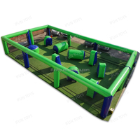 Champ gonflable scellé par air de filet de Paintball d'arène gonflable de Paintball pour des jeux de Paintball