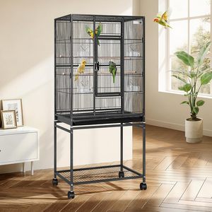Cage à oiseaux en métal grande capacité multifonctionnelle pour l'intérieur et l'extérieur, structure métallique écologique - Product Image 1