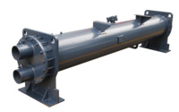 Hstars-Intercambiador de calor de tubo y carcasa de China, sistema industrial de enfriador de agua, enfriador con compresor de desplazamiento