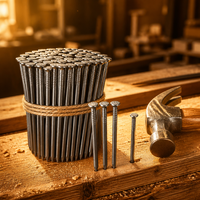 Clavos de Construcción de Acero al Carbono de Alta Resistencia, Clavos Comunes Duraderos para Estructuras de Edificios, Proveedor Directo de Fábrica al por Mayor