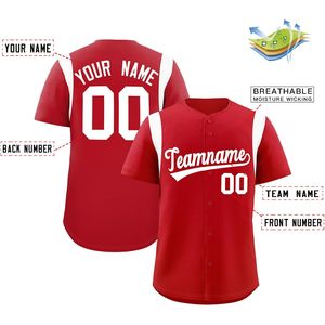 เสื้อเบสบอลแบบกำหนดเอง ปักชื่อและหมายเลขได้ตามต้องการ สำหรับผู้ใหญ่ทุกเพศ ระบายเหงื่อได้ดี ชุดกีฬา - Product Image 2